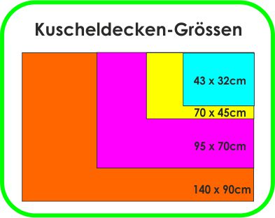 Grössentabelle Kuscheldecke