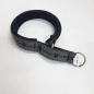 Preview: Halsband Zug-Stop, 2.5 - 3.5cm, 25 - 55cm, Neopren mit Ethno Borte Grau Ethno Borte Grau, schwarz