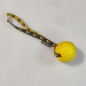 Preview: Gelber Ball mit Band 6,5cm sehr stabil, DuraFoam
