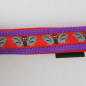 Preview: Halsband Zug-Stop, 2.5 - 3.5cm, 25 - 55cm, Neopren Fledermaus, rot, violet