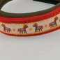 Preview: Halsband Zug-Stop, 2.5 - 3.5cm, 25 - 55cm, Neopren Pferd orange, braun, rot