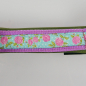 Preview: Halsband Zug-Stop, 2.5 - 3.5cm, 25 - 55cm, Neopren Rosen rosa, olive, flieder