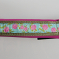 Preview: Halsband Zug-Stop, 2.5 - 3.5cm, 25 - 55cm, Neopren Rosen rosa, pink, olive