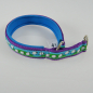 Preview: Halsband Zug-Stop, 2.5 - 3.5cm, 25 - 55cm, Neopren schafe, hellblau, violet