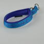 Preview: Halsband Zug-Stop, 2.0 - 3.0cm, 22.5 - 55cm, Neopren Tattoo aqua - violet