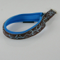 Preview: Halsband Zug-Stop, 2.0 - 3.0cm, 22.5 - 55cm, Neopren Tattoo braun - blau