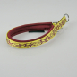 Preview: Halsband Zug-Stop, 2.0 - 3.0cm, 22.5 - 55cm, Neopren Tattoo gelb - bordeaux