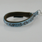 Preview: Halsband Zug-Stop, 2.0 - 3.0cm, 22.5 - 55cm, Neopren Tattoo hellblau - braun