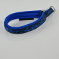 Preview: Halsband Zug-Stop, 2.0 - 3.0cm, 22.5 - 55cm, Neopren Tattoo schwarz - blau