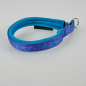 Preview: Halsband Zug-Stop, 2.0 - 3.0cm, 22.5 - 55cm, Neopren Tattoo violet - aqua