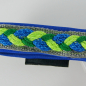 Preview: Halsband Zug-Stop, 2.5 - 3cm, 25 - 55cm, Neopren + geflochten geflochten neongrün - smaragd - blau, blau, grau