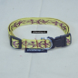 Preview: Halsband Click, 1.5 - 2.5cm, 25-65cm, Tattoo gelb - bordeaux