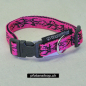 Preview: Halsband Click, 1.5 - 2.5cm, 25-65cm, Tattoo pink - schwarz