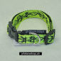 Preview: Halsband Click, 1.5 - 2.5cm, 25-65cm, Tattoo neongelb - schwarz