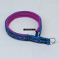 Preview: Halsband Zug-Stop, 2.0 - 3.5cm, 22.5 - 55cm, Neopren pink, schwarz, Snake