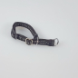 Preview: Halsband Zug-Stop verstellbar , 1.5cm, 20-30cm, reflex schwarz reflex schwarz