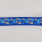 Preview: Halsband Click, 2.5cm & 3cm , 25-65cm, Tupfen blau Tupfen blau, grau, hellblau