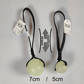 Preview: Ball, schwimmend, leuchtend in der Nacht, elastband schwarz