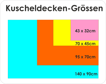 Kuscheldecke, aqua, hellaqua einhörner herzen pink 3-fach Fleece