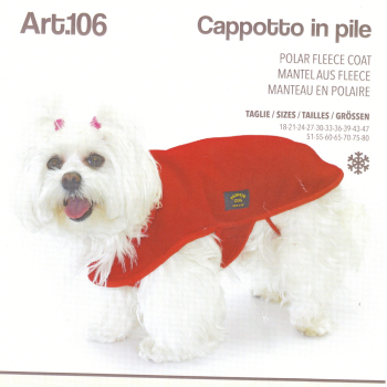 Hundemantel, Fleece Art. 106