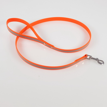 Leine Biothan reflektierend, Stadtleine 1.2m mit Handschlaufe, orange reflex orange reflektierend