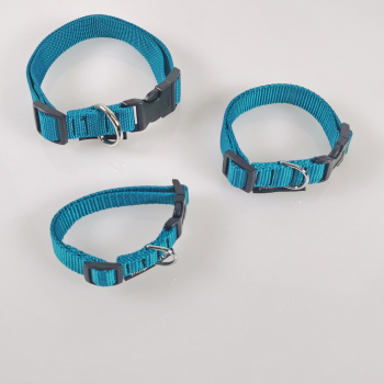 Halsband Click, 1.5 - 2.5cm, 25-65cm Aquagrün