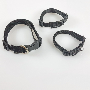 Halsband Click, 1.5 - 2.5cm, 25-65cm Schwarz