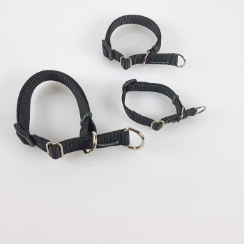 Halsband Zug-Stop verstellbar  1.5 - 2.5cm, 20 - 60cm Schwarz