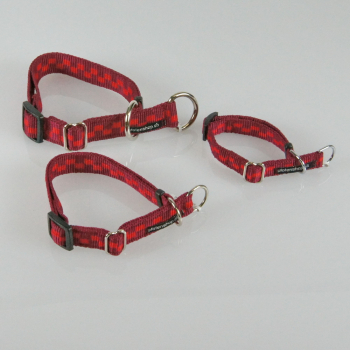 Halsband Zugstopp, karo bordeaux karo bordeaux