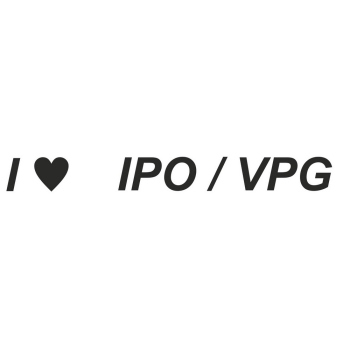 Aufkleber  I Love IPO / VPG  , diverse Farben