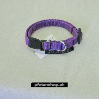 Halsband Click, 1.0cm, 16.5-25cm violett