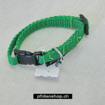 Halsband Click, 1.0cm, 16.5-25cm grün