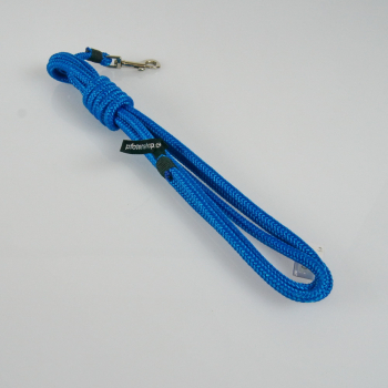 Schleppleine Seil mit Handschlaufe, 6mm, 3 - 10m blau