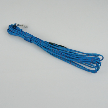 Schleppleine Seil mit Handschlaufe, 4mm, 3 - 10m blau