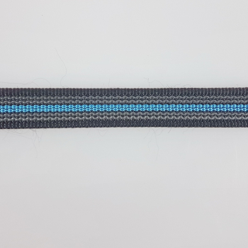 Stadtleine Antislip 1.2m, mit Handschlaufe, blau - schwarz Antislip, blau - schwarz