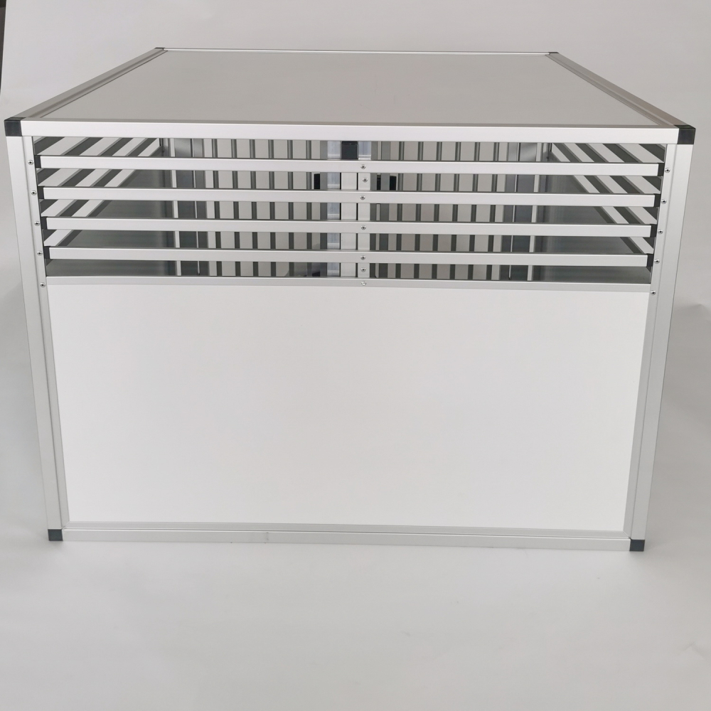 Doppel-Hundebox Alu Rocco¶ H70cm¶ B 110¶ T 90cm