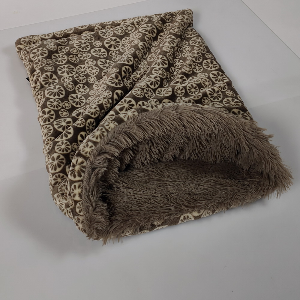 Relax Schlupfsack, taupe, taupe blumen creme