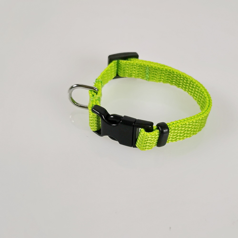 Halsband Click, 1.0cm, 16.5-25cm lindengrün