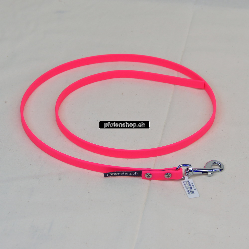 Leine Biothan, Schleppleine, Fährtenleine 1 - 10m, pink pink, 9mm / 12mm / 19mm Breit