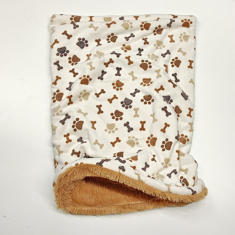 Relax Schlupfsack, camel, creme pfoten knochen braun