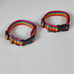 Halsband Click, 2.5cm & 3cm , 30-65cm Regenbogen