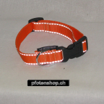 Halsband Click, 2.0 - 2.5cm, 25-65cm, reflex orange reflex orange